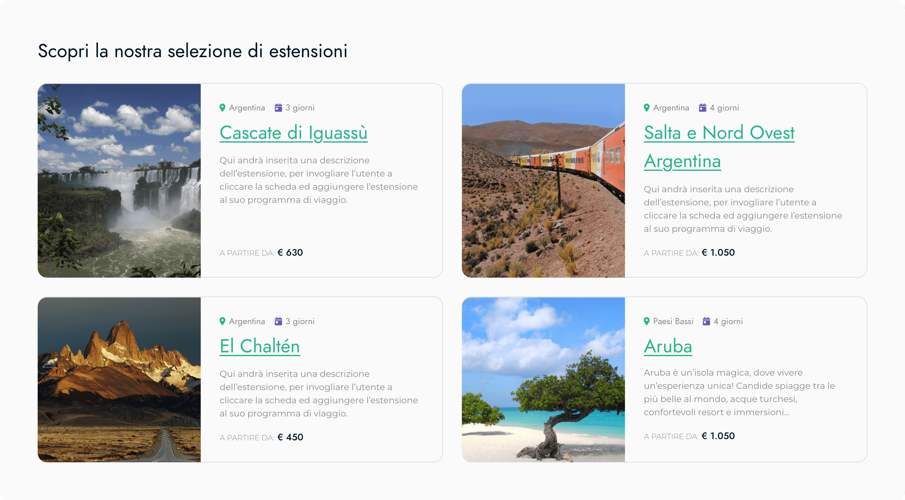 Trip add-ons Tour 2000 layer