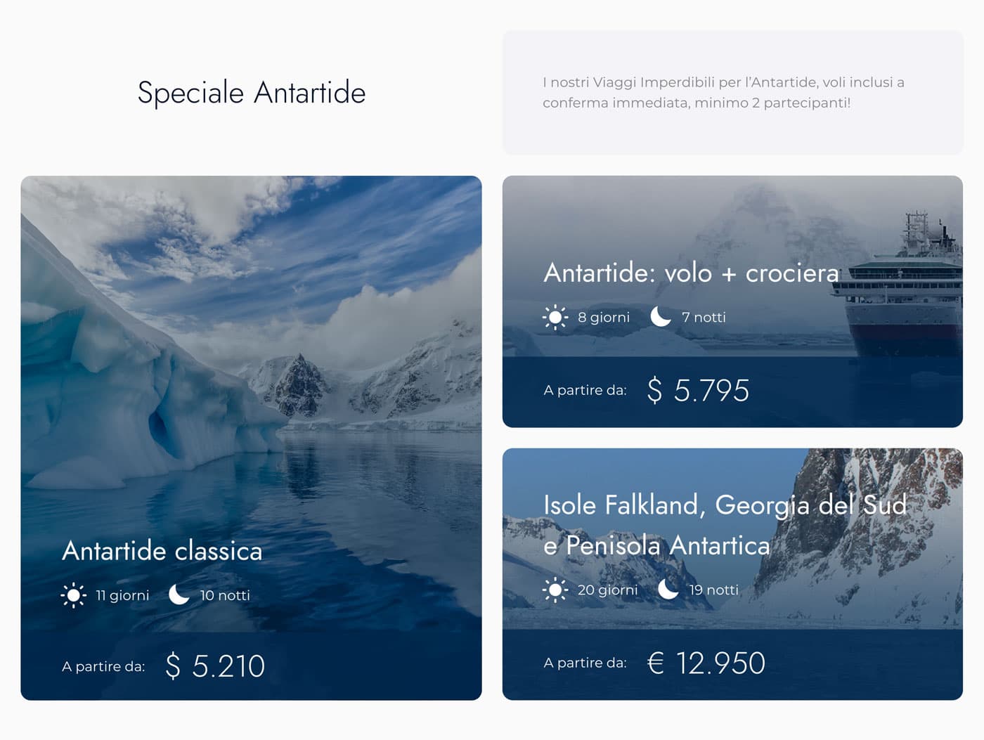 Antartide specials Tour 2000 layer