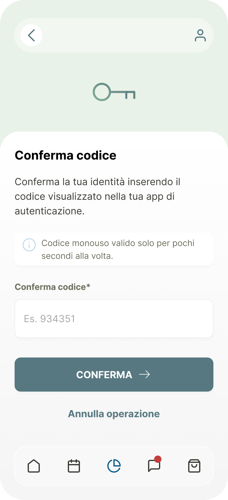 Two-factor authentication step 6