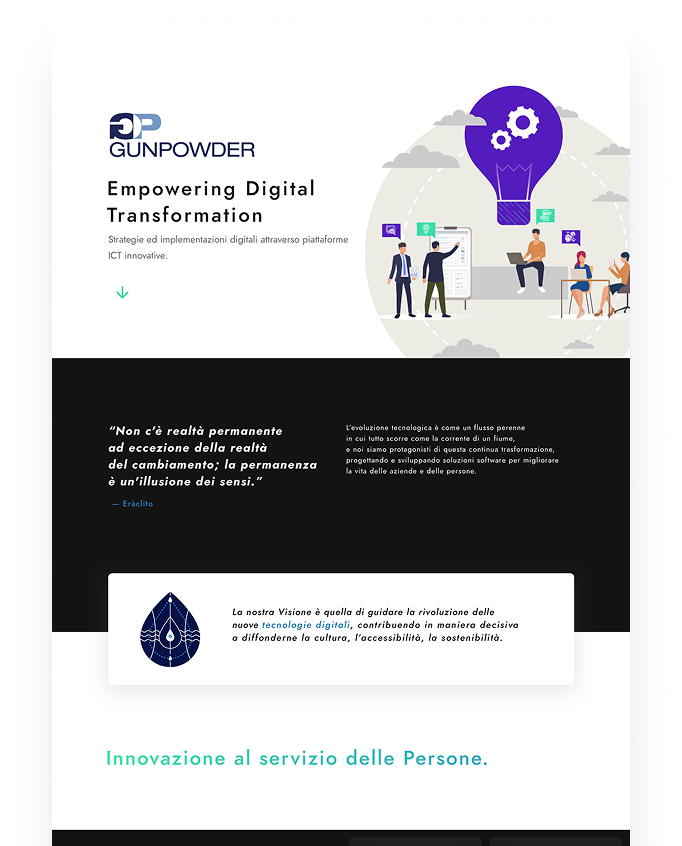 Gunpowder full website overview